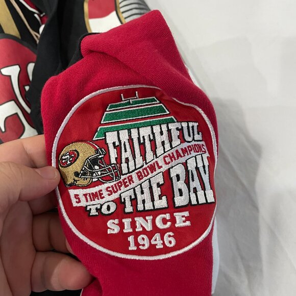 Mitchell & ness San Francisco 49ers Crewneck Throwback XL - Picture 7 of 7